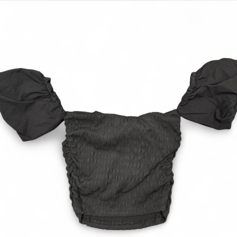 Bershka Black Off-Shoulder Blouse - Picture 4 of 5